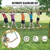 SucceBuy zestaw slackline z liną treningową, 18-metrowy Podgląd zdjęcia produktu 2