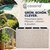 CASARIA® Blumenkasten 4 Innentöpfe Polyrattan Herausnehmbar Produktbild-Vorschau 4