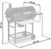 Grill ogrodowy na węgiel drzewny BD-895, czarny | Berdsen Podgląd zdjęcia produktu 14
