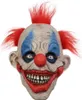 Halloween-Gesichtsbedeckung mit gruseligem Clown aus Latex Produktbild-Vorschau 3
