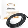 ECENCE Kabelschlauch 3m  - Schwarz - Kabelmanagement Produktbild-Vorschau 1