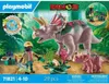 PLAYMOBIL Dinos Triceratops mit Jungtier, Aktion/Abenteuer, Produktbild-Vorschau 3