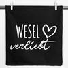 Huuraa Kissenbezug Wesel verliebt 40x40cm Black Baumwolle Produktbild-Vorschau 1