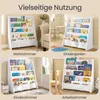 SONGMICS Kinderregal Bücherregal mit 4 Ebenen Sicher und Produktbild-Vorschau 5