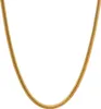 Goldkette Schlangenkette Länge 50cm - Breite 1,4mm - 333-8 Produktbild-Vorschau 1