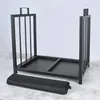 Kaminer 24628 Holzkorb 50,5 x 37 x 50 cm, schwarz Produktbild-Vorschau 6