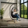 Swoods XXL Závesné Kreslo s Konštrukciou – Pre Interiér aj Náhľad obrázku produktu 3