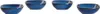 HOMLA Set OKINAWA quadratische Schalen dunkel blau 4 stk. Produktbild-Vorschau 5