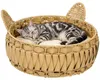 PawHut Katzenbett Rattan Katzenhöhle Katzenkorb mit Produktbild-Vorschau 1
