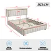 INONEFT Boxspringbett Polsterbett 140x200cm mit Produktbild-Vorschau 11