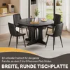 Runder Ausziehbarer Tisch Küchentisch 90-120 cm, 4-8 Produktbild-Vorschau 7
