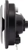 Side view of a black HELLA horn. Voir les images du produit