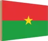 vianmo Holzschild 20x30 cm Burkina Fasos Faso Flagge Fahne Produktbild-Vorschau 1