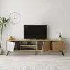 Skye Decor, Fiona - Oak, White, Table de télévision, chêne, Voir les images du produit 3