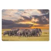MuchoWow® Mauspad Mousepad Elefant - Tiere - Gras - Produktbild-Vorschau 1
