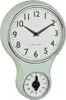 TFA Kuchenwanduhr - Retro-Design mit Timer/Kochzeitmesser - Produktbild-Vorschau 1