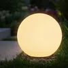 LED Solar Kugelleuchte mit Erdspieß - 30 cm - Garten Deko Produktbild-Vorschau 1