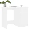 vidaXL Schreibtisch Weiß 100×50×76 cm Holzwerkstoff Produktbild-Vorschau 3