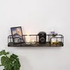 Skye Decor, Syringa, nástěnné police, černá, dřevo, 60 x 10 Náhled obrázku produktu 3
