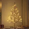 vidaXL Arbre de Noël en bois avec support Marron 180 cm Pin Voir les images du produit 2