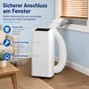 Abluftadapter Klimaanlage Fenster 130/150mm Universal, Produktbild-Vorschau 7