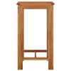 vidaXL Table de bar de jardin 60x60x105 cm en bois massif Voir les images du produit 4