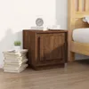 Nachttische 2 Stk. Braun Eichen-Optik 44x35x45 cm Produktbild-Vorschau 3