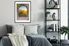 MuchoWow® Gerahmtes Poster Landleben - Sonne - Aussicht - Produktbild-Vorschau 2