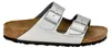 Birkenstock Arizona Birko-Flor Zilver Smal Voetbed Dames Productafbeelding-voorbeeld 33