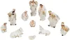 Krippenfiguren 11-teiliges Set weiß 3-12cm Produktbild-Vorschau 2