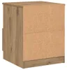 vidaXL Nočný stolík Artisan dub 40x40x50 cm materiál na Náhľad obrázku produktu 5