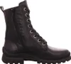 A black leather lace-up boot shown from the side against a white background. Produktbild-Vorschau