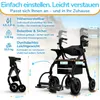 WALCORA 2 in 1 Rollstuhl Rollator Faltbar und Leicht mit Produktbild-Vorschau 10