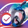 Schnorchelmaske Vollgesichtsmaske Tauchmaske für Erwachsene Produktbild-Vorschau 7