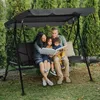 Outtec® Hollywood swing, záhradná hojdačka s 2 vankúšmi - Náhľad obrázku produktu 3