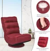 COSTWAY Chaise de sol pivotante à 360° Fauteuil de sol avec Voir les images du produit 3