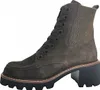 A single brown lace-up boot with a thick heel and sole, shown against a white background. Produktbild-Vorschau