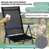 CCLIFE 2 Stk. Gartenstühle Hochlehner Balkonstühle klappbar Produktbild-Vorschau 7