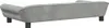 vidaXL Pelíšek pro psy Light Grey 100x50x21 cm Velvet Náhled obrázku produktu 5