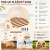 Prenosná ochrana pred slnkom, plážový stan, plážový závet z Náhľad obrázku produktu 2