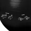 Piłka do ćwiczeń,  gimnastyczna 65cm czarna Medi Sleep Podgląd zdjęcia produktu 4