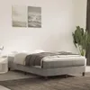 Łóżko Kontynentalne, Jasnoszare, 120X200 Cm, Obite Podgląd zdjęcia produktu 2