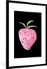 MuchoWow® Gerahmtes Poster Erdbeere - Aquarell - Rosa - Produktbild-Vorschau 1