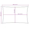 vidaXL Tenda da sole in tessuto Oxford rettangolare 2x4 m Anteprima dell’immagine prodotto 8