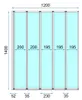 BADLAND Duschabtrennung 5-teilig Idea 120x140cm 5mm Glas Produktbild-Vorschau 10