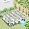 vidaXL Klare Plane mit Ösen 2x2 m PVC Produktbild-Vorschau 2