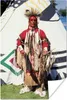 MuchoWow® Poster Ein Indianer für ein Tipi 40x60 cm - Produktbild-Vorschau 1