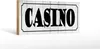 Holzschild Spruch 27x10cm Casino Spiele Spielbank Produktbild-Vorschau 2