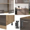 Aneks kuchenny Vicco R-Line Szlachetny szary/złoty dąb 300 Podgląd zdjęcia produktu 4