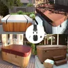 INF Set di clip di chiusura per copertura vasca Anteprima dell’immagine prodotto 2